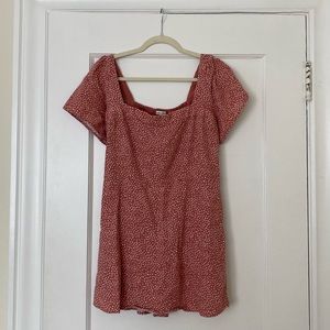 Abercrombie pink polka-dot dress